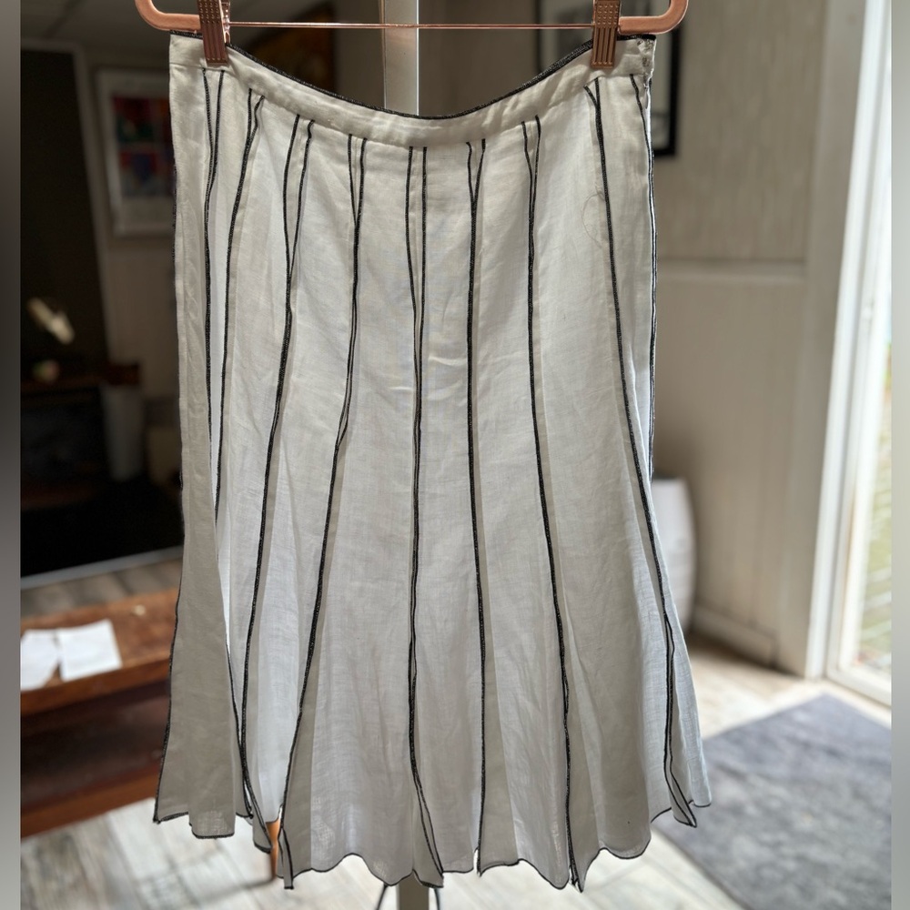 Carole Little Linen Skirt